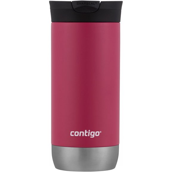 Contigo 2100874 Snapseal Insulated Travel Mug, 16 oz, Dragon Fruit