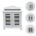 thumbnail image 1 of WHAMVOX miniature display Wine Cabinet Model White Synthetic Material 1Set, 1 of 8