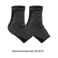 thumbnail image 2 of Tobillera Minnieouse Calcetines deportivos antideslizantes compresión transpirable negro gris S, 2 of 6