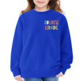 thumbnail image 4 of KAUOD Boys Girls Back to School Crewneck Sweatshirt Kids Fourth Grade Graphic Oversized Pullover Tops Lightweight Long Sleeve Shirt, 4 of 7