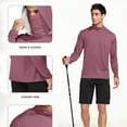 thumbnail image 5 of asjyhkr Plus Size Hoodies for Men Long Sleeve Crew Neck Hooded Sun Shirts Lightweight Breathable Casual Outdoor Fishing Climbing Tops,S-5XL, 5 of 7