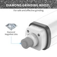 thumbnail image 3 of PcEoTllar Dog Nail Grinder, 2 Speed Rechargeable LED Dog Nail Trimmer, Clipper for Dogs and Cats, White, 3 of 11
