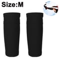 thumbnail image 1 of Dinheiro 1 par de calcetines de espinilleras de fútbol, soporte para el rendimiento de las piernas, mangas de compresión de fútbol con bolsillo para guardar espinilleras, calcetines cómodos y, 1 of 8