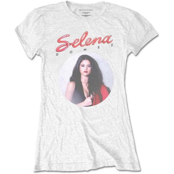 Selena Gomez Ladies T-Shirt: 80's Glam (Large)