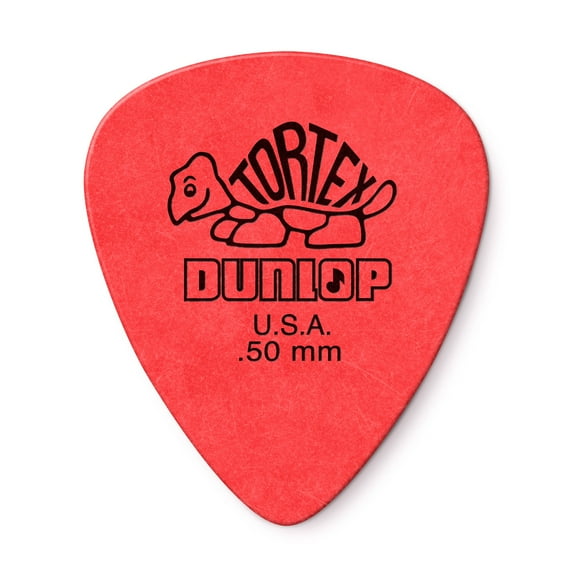 Jim Dunlop Tortex Standard .50mm Red Guitar Picks-36 Pack (418B.50)