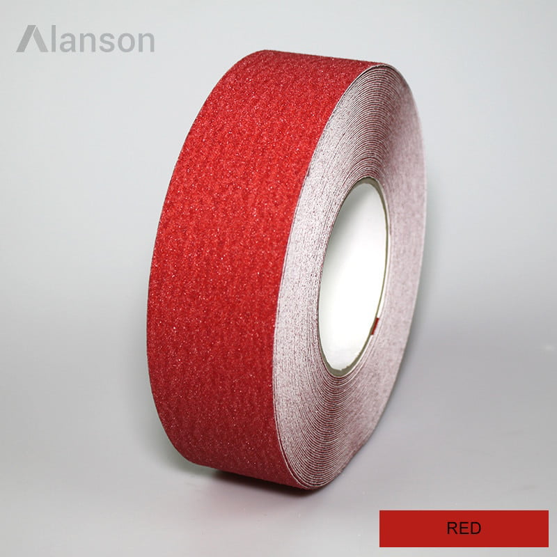 100mm x 1m Red ANTI SLIP TAPE High Grip Adhesive Backed Non Slip Safety 