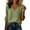 Green, variant on Women's Wrap Front V Neck Shirt Long Sleeve Lightweight Textured Blouse Loose Fit Versatile Casual Work Layering Tops Trendy Outfit Purple