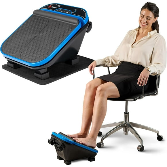 LifePro Foot Massager for Neuropathy with Heat – Electric Foot & Calf Massager for Circulation, Pain Relief & Relaxation – Vibration Therapy Machine for Home Use - Blue