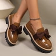 thumbnail image 5 of Brown Women'S Sandals Loafers Thick Sole Non Slip Slip On Casual Breathable Lightweight Solid Color Footwear For Spring Summer Daily Wear Size 43, 5 of 9