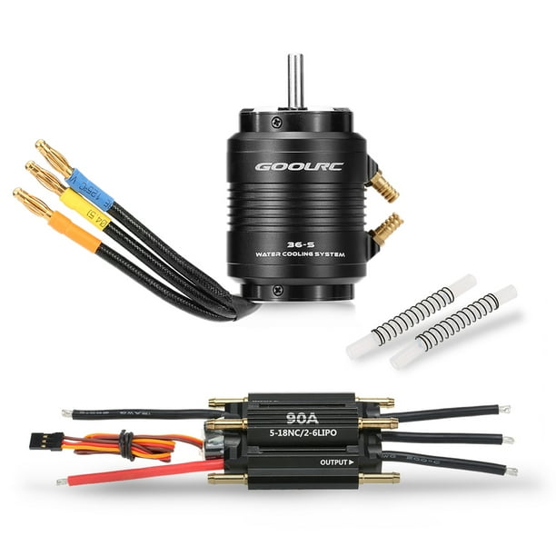 Original GoolRC 90A Brushless ESC and 3660 4300KV Motor with 36S Water