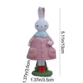 thumbnail image 3 of Dvkptbk Easter Cute Resin Rabbits Ornament Home Garden Decoration Supplies easter decorations, 3 of 6