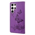 thumbnail image 5 of TECH CIRCLE Case for 2023 Galaxy S23 Ultra 6.8" - Lightweight Wallet Butterfly Case, Purple, 5 of 6