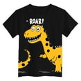 thumbnail image 5 of Wxirdiow Kids Clothing Kids Short Sleeve Tees Toddler Crewneck T-Shirts Boys Girls Tops Black Size,3-4 Years, 5 of 5