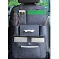 thumbnail image 1 of Organizador de asiento de coche, accesorios para autocaravanas, interior, 62 x 41 cm, gris oscuro, 1 of 4