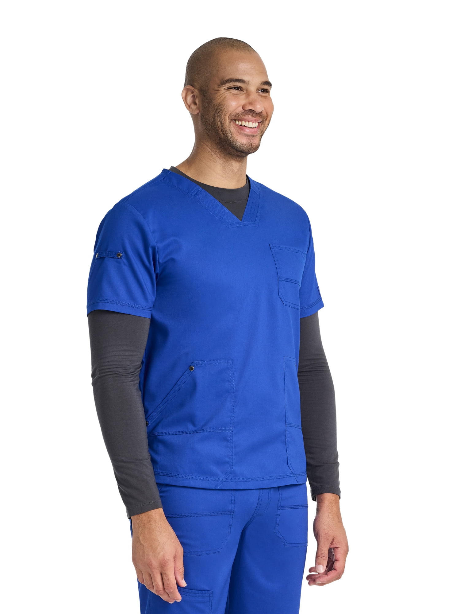 Genuine Dickies Men's Stretch V-Neck Scrub Top