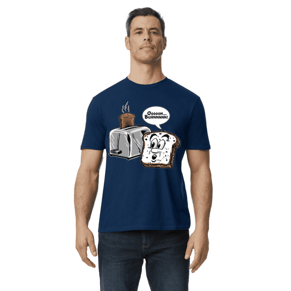 Decked Out Duds Funny Saying T-shirt Mens Short Sleeve Blue