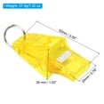 thumbnail image 2 of Uxcell Sports Whistle, Plastic Whistle with Lanyard and Mouth Grip Super Loud, Yellow, 2 of 6