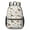 Dinosaur and Floral-1, variant on Dinosaur and Floral Off White Pattern 17" School Backpacks for Teens,Waterproof Oxford Fabric,S-Shape Padded Straps for School,Travel,Hiking,Camping