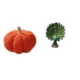 thumbnail image 1 of Cojín Decorativo De Felpa Con Forma De Calabaza Para Halloween, Ideal Para Sofá, Dormitorio, Decoración De Habitación, Estatua De Pavo Real, Escultura De Animal, Elegante Adorno De Mesa, 1 of 8