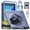 Gray, variant on for iPad 9th Gen 2021/8th Gen 2020/7th Gen 2019 Rugged Case, 360 Rotating Hand Strap Stand/Pencil Holder/Adjustable Crossbody Strap, [2 In 1] Protective for iPad 10.2 Inch, Black