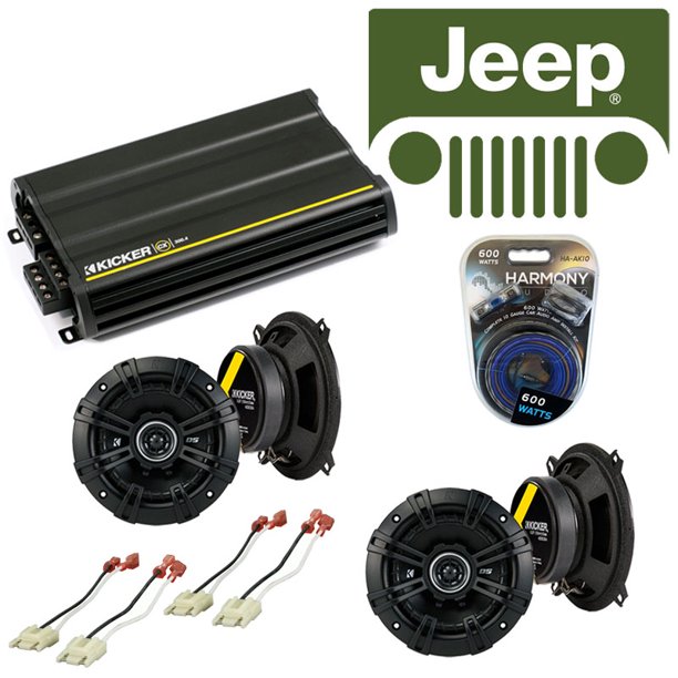 Fits Jeep Cherokee 19881996 Speaker Replacement Kicker (2) DSC5