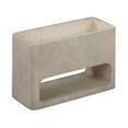thumbnail image 2 of Sunstone Indoor or Outdoor Planter in White Concrete, 2 of 4