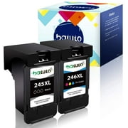 batuto Remanufactured Ink Cartridges Replacement for Canon PG-245XL CL-246XL 245 246 XL (1 Black, 1 Tri-Color)