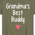 thumbnail image 3 of Instant Message - Grandma Heart Best Buddy - Toddler & Youth Short Sleeve Graphic T-Shirt, 3 of 6
