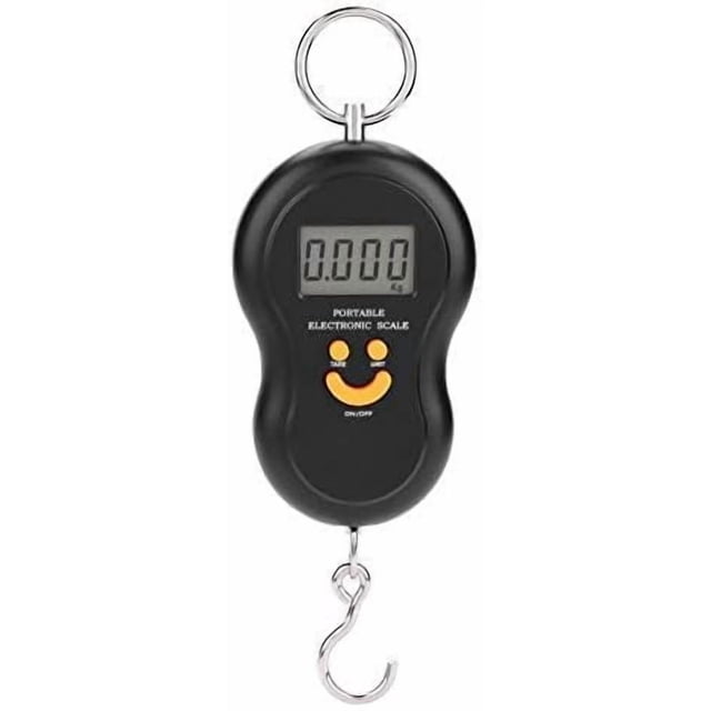 Portable LCD Display Digital Fishing Hanging Scale Electric Fishing Weighing Scale for Fishing Postal Parcel Kitchen Home