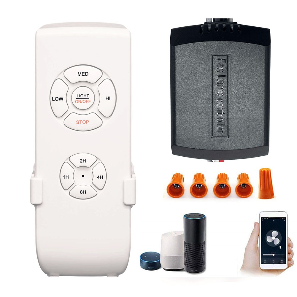 Leke Smart WiFi Ceiling Fan Remote Kit Universal Fan Remote WiFi/Voice