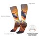 thumbnail image 4 of Balery Rainbow Sunset Cloud White Horse Calcetines novedosos Calcetines deportivos Calcetines hasta la rodilla Calcetines de algodón Calcetines originales y geniales, 4 of 6
