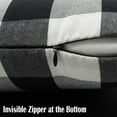 thumbnail image 3 of Black and White Buffalo Plaid Pillow Covers 18x18 Set of 2 Black Check Plaid Outdoor Pillow Covers 18x18 Black Throw Pillows for Farmhouse Christmas Decor, 3 of 3