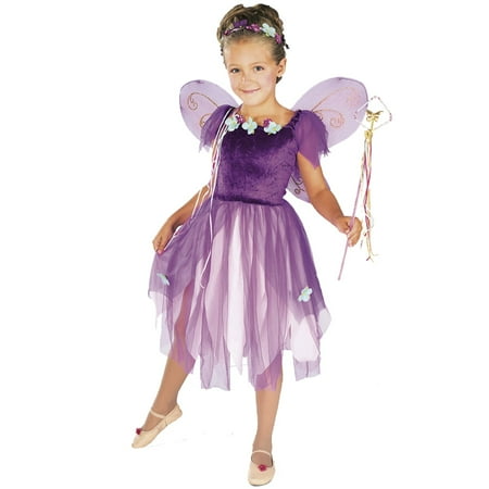 Girl's Plum Pixie Costume