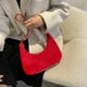 thumbnail image 5 of Sywqhk Bolso Pequeño Para Axila De Charol De Color Sólido Para Mujer (Rojo) Sywqhk Para estrenar, 5 of 9