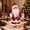 B, variant on Trovenix Jumping Santa Electric Figure Classic Red Suit Dancing Ornament For Christmas Indoor Table And Window Sill Decor Xmas Gift