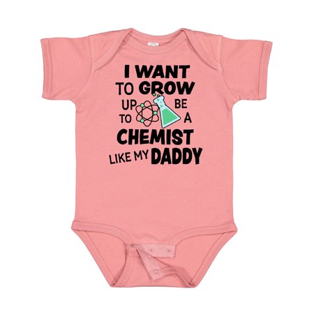 

Inktastic I Want to Grow Up to Be a Chemist Like My Daddy Gift Baby Boy or Baby Girl Bodysuit
