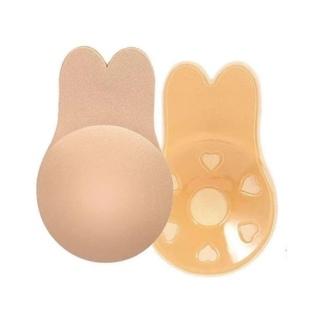4pcs Push Up Sticky Bras For Women, Backless Invisible Bra Adhesive Bra Breast Lift Tape Reusable Nipple Covers