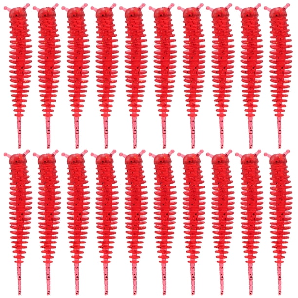 Cebos Pesca Wobbler Cebo Artificial 20pcs Señuelos Suave para La Trucha Lubina Walleye Crappie