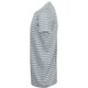 thumbnail image 2 of Skinni Fit - Camiseta de manga corta de rayas unisex (Gris Jaspeado/blanco), 2 of 2