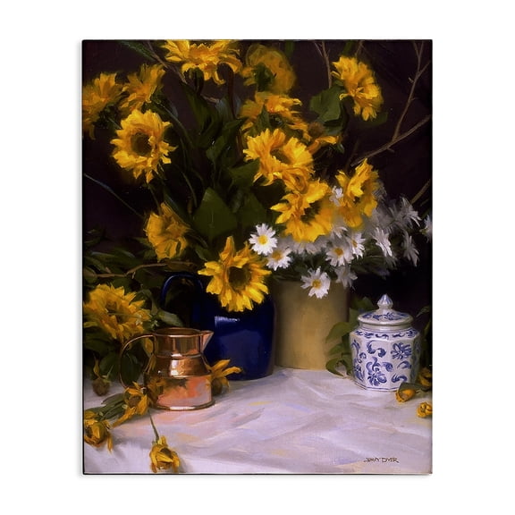 Stupell Industries Cottage Classic Floral Still Life Canvas Art, 16 x 20, by Jimmy Dyer