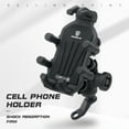 thumbnail image 3 of Motorcycle Phone Mount Holder with Vibration Dampener Anti-theft Motorcycle Cell Phone Holder 360° Adjustable Rotation Motorbike Rearview Mirror Mount, 3 of 7