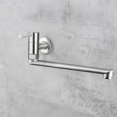 thumbnail image 5 of Stainless Steel Single Faucet with Extended Reach and 180-Degree Swivel for Kitchen Sink and Mop Pool Tap, 5 of 5