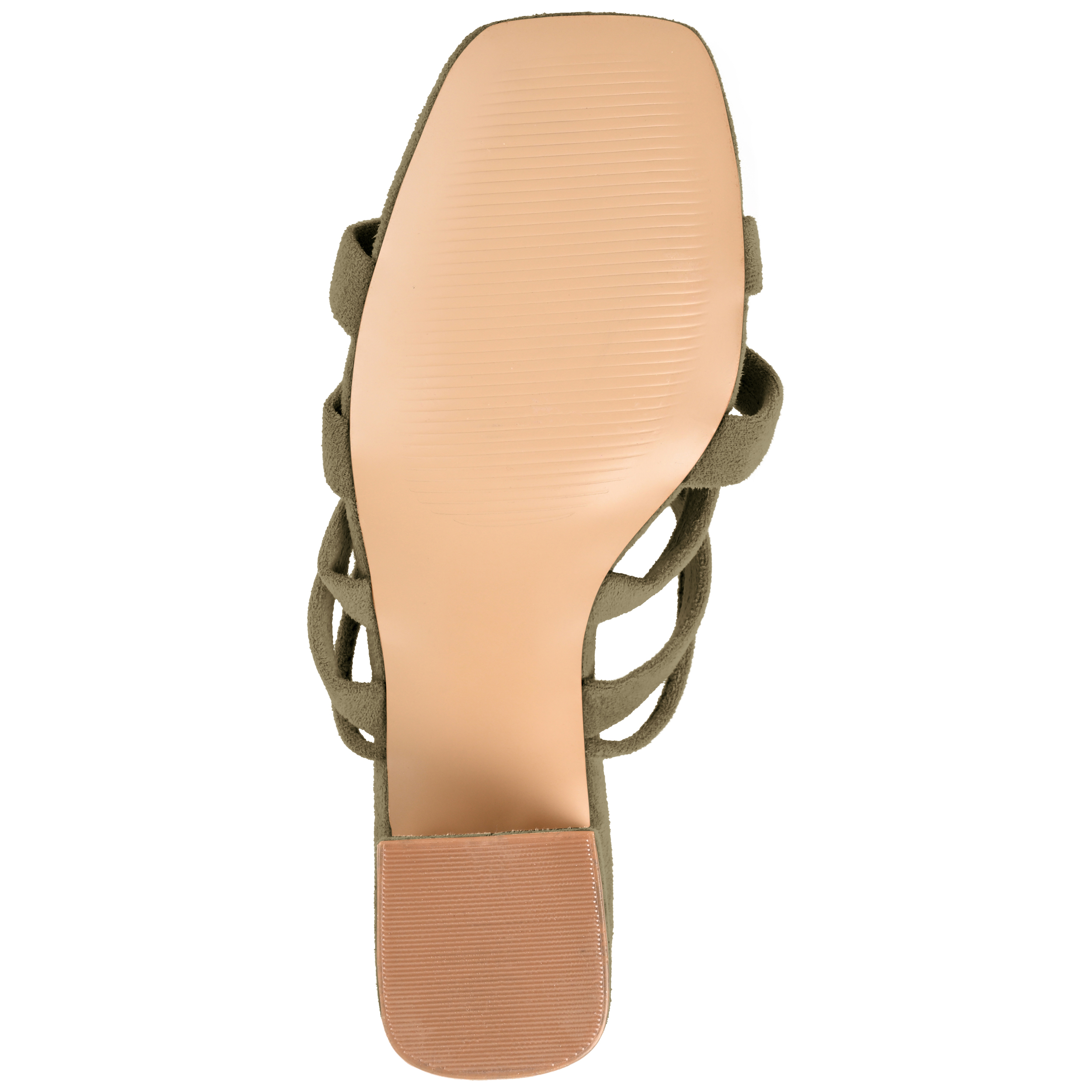 Journee Womens Sevyn Open Square Toe Block Heel Sandals