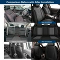 thumbnail image 2 of DIKSOAKR Full Set Car Seat Covers for Hyundai Elantra 2012-2024 2025 Breathable Leather Seat Covers Waterproof Automotive Seat Cushion Protectors (2 Row 5 Seat, Black&Grey), 2 of 7