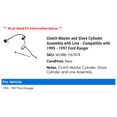 thumbnail image 2 of Clutch Master and Cylinder Assembly with Line - Compatible with 1995 - 1997 Ford Ranger 1996, 2 of 2