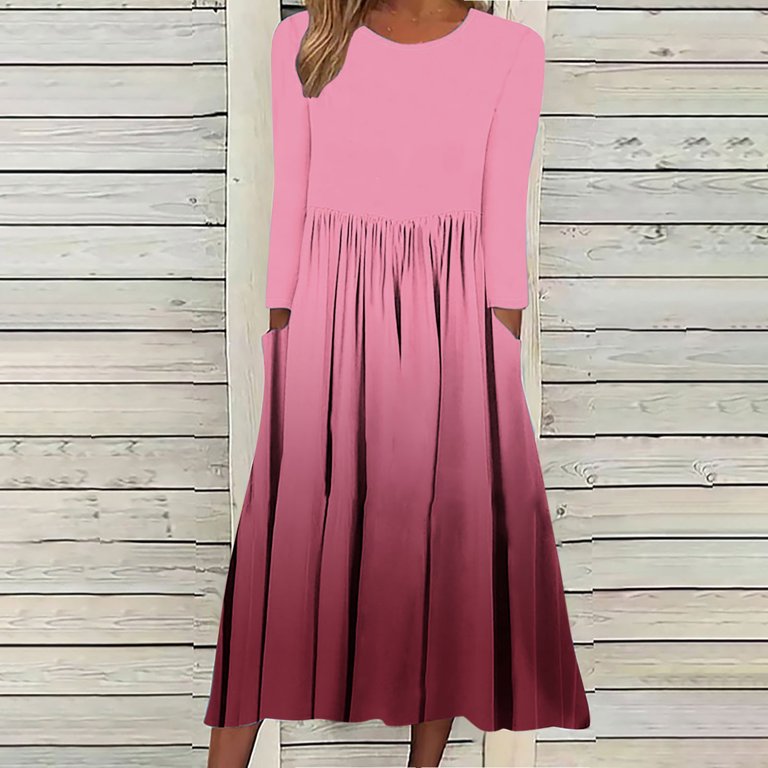 chinese dress ladies Summer Dresses for Women 2025 Floral Casual Beach Vacation Dress Printed T  Shirt Dress Split Long Dress with Pockets2-Army Green,Small at Amazon  Women's Clothing store