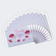 thumbnail image 2 of Tree-Free Greetings Thank You Greeting Card 12 Pack, 100% Recycled Paper, 4x6, White Floral Sympathy (TK61425), 2 of 7