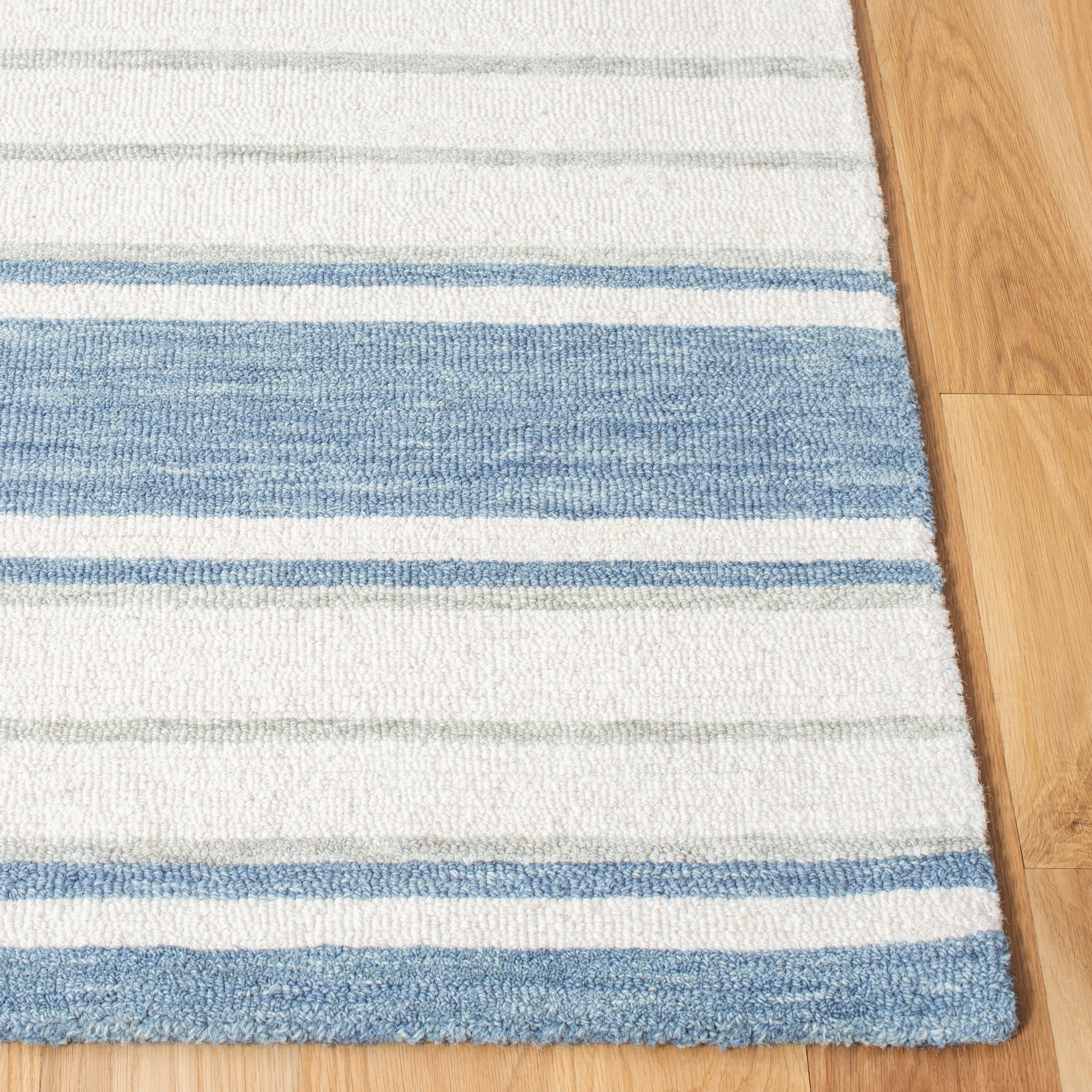 Safavieh Metro Bruno Striped Area Rug, Blue/Ivory, 3' x 5'
