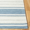 thumbnail image 3 of SAFAVIEH Metro Bruno Striped Area Rug, Blue/Ivory, 4' x 6', 3 of 9