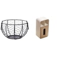 thumbnail image 1 of Cesta De Alambre Para Guardar Huevos, Cesta Tejida De Alambre De Hierro, Cesta Rústica Para Frutas Y Verduras, Para Encimera De Cocina, Caja De Servilletas De Baño, Dispensador De Pañuelos, 1 of 8